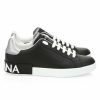 Men * | Dolce&Gabbana Portofino Leather Sneakers For Men