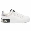 Men * | Dolce&Gabbana Portofino Leather Sneakers