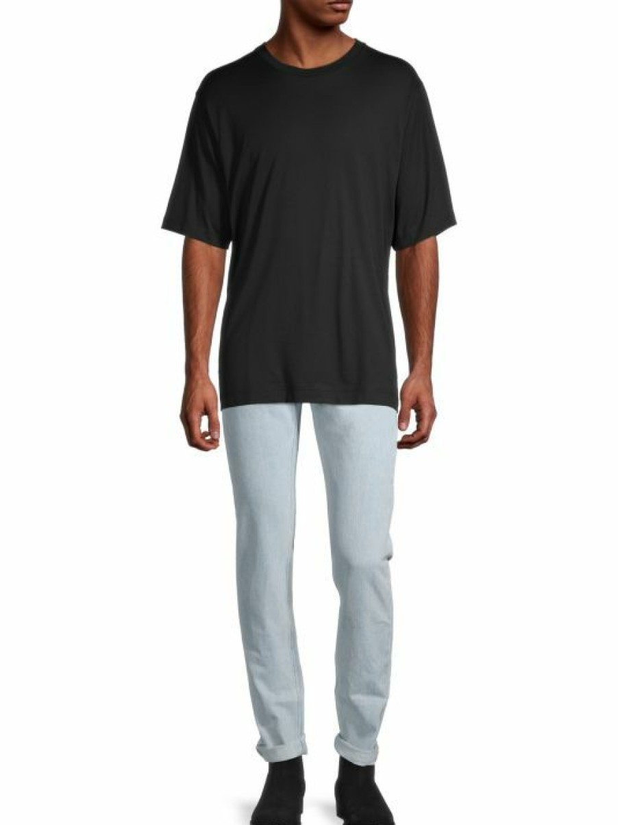 Men * | Dolce&Gabbana Solid Cotton T-Shirt For Men