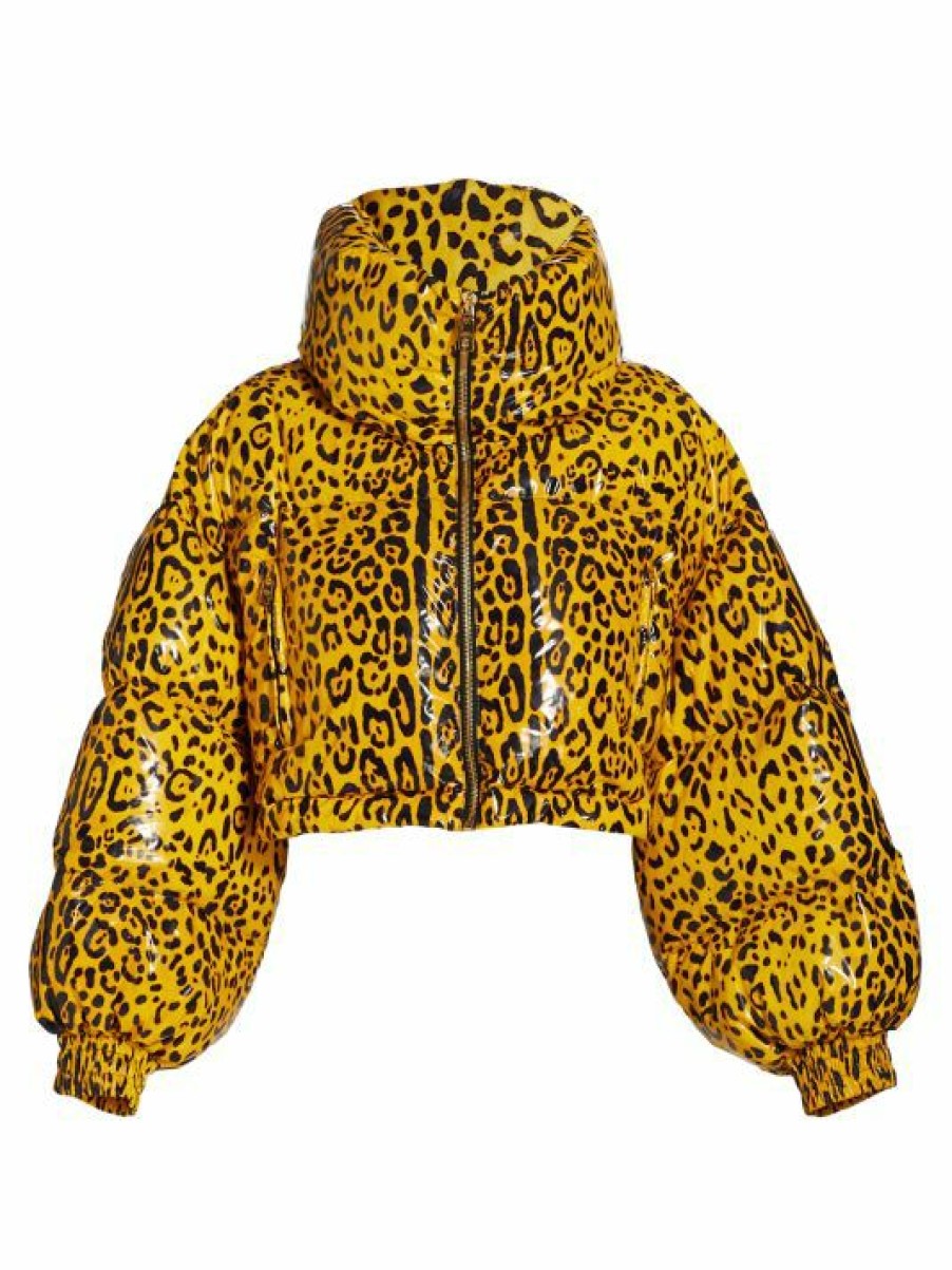 Men * | Dolce&Gabbana Cropped Leopard Print Jacket