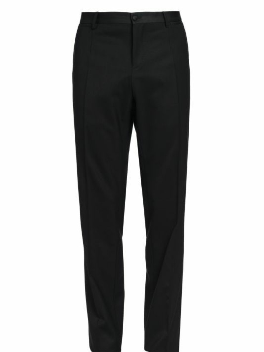 Men * | Dolce&Gabbana Single-Pleat Stretch Wool Pants For Men